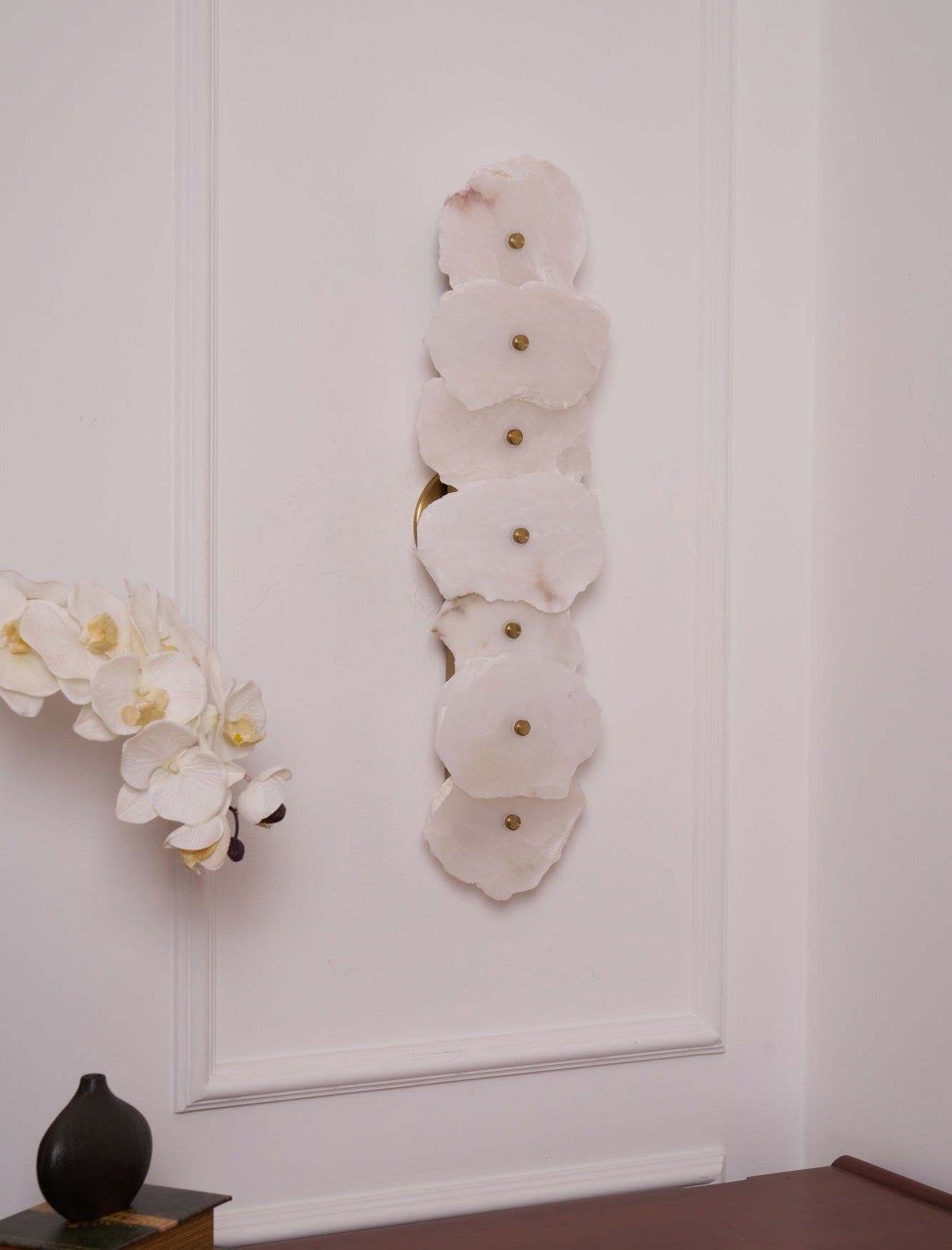 Alaeila Floral Cluster Alabaster Wall Light - Blowlighting