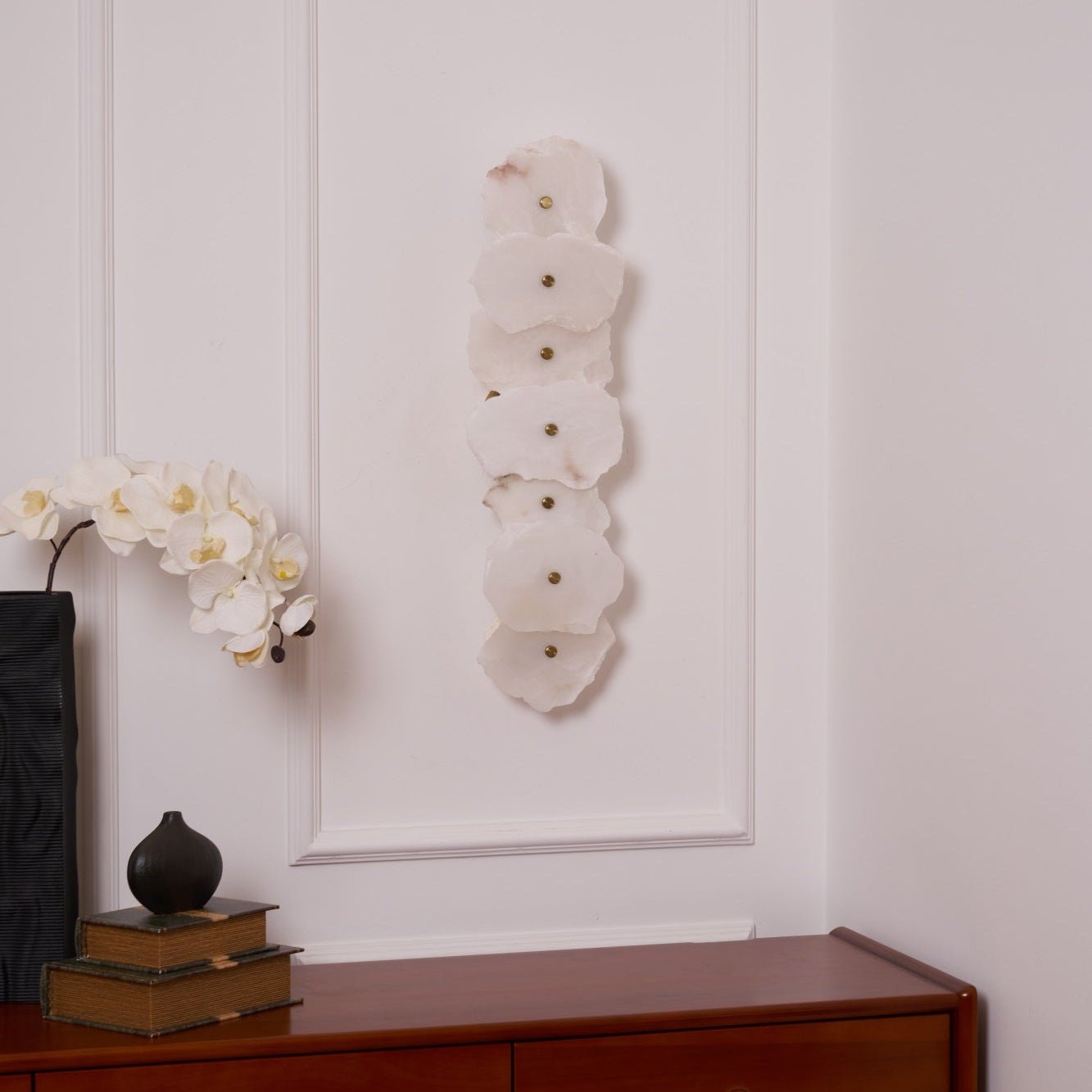 Alaeila Floral Cluster Alabaster Wall Light - Blowlighting