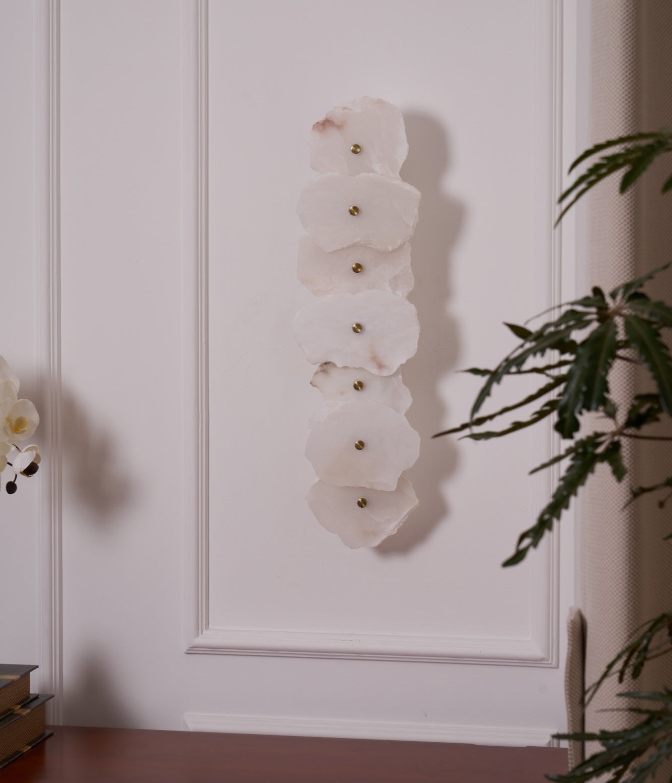 Alaeila Floral Cluster Alabaster Wall Light - Blowlighting