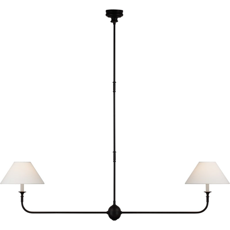 Silva Lampadario Lineare Moderno LED in Metallo