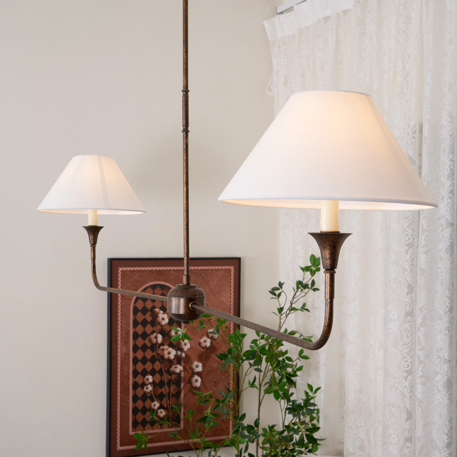 Silva Lampadario Lineare Moderno LED in Metallo