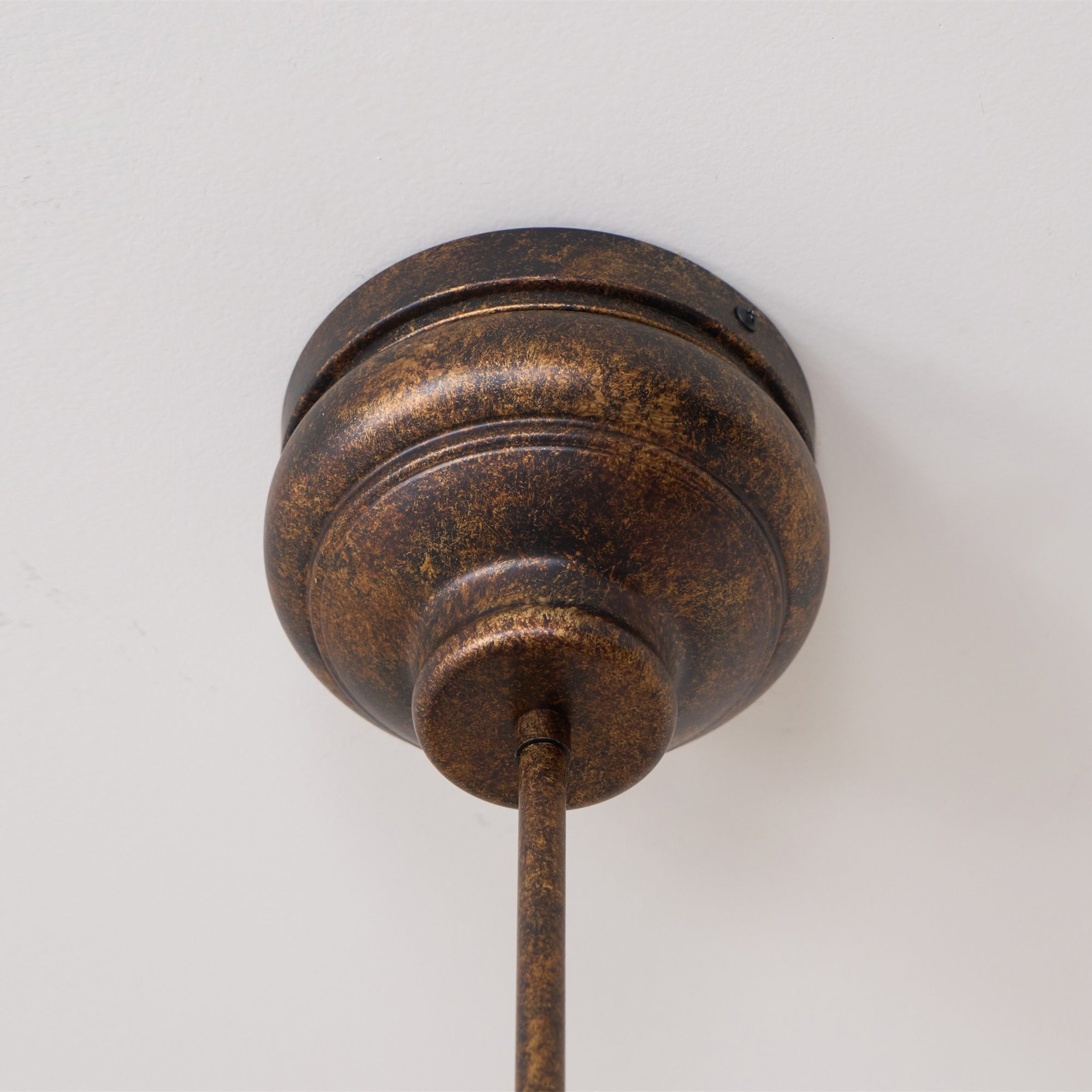 Aera Modern Minimalist Linear Antique Brass Fabric Chandelier - Lamp Copper