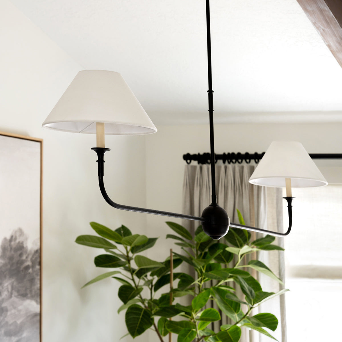 Silva Lampadario Lineare Moderno LED in Metallo