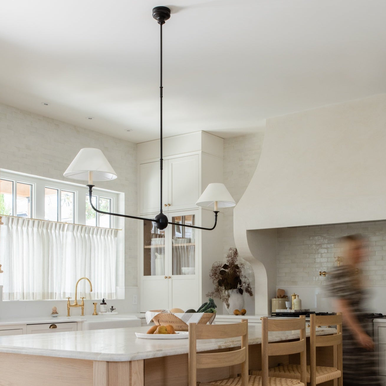 Silva Lampadario Lineare Moderno LED in Metallo