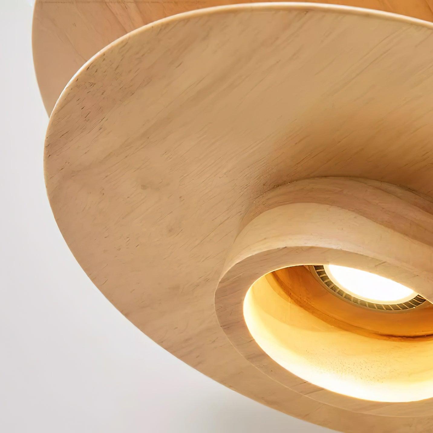 Muto Lampada a Sospensione Mid-Century in Noce