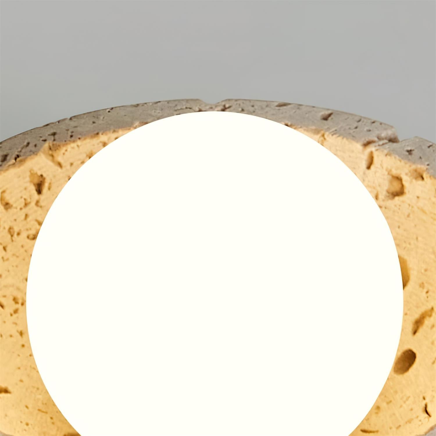 Ritta Plafoniera Minimalista in Travertino