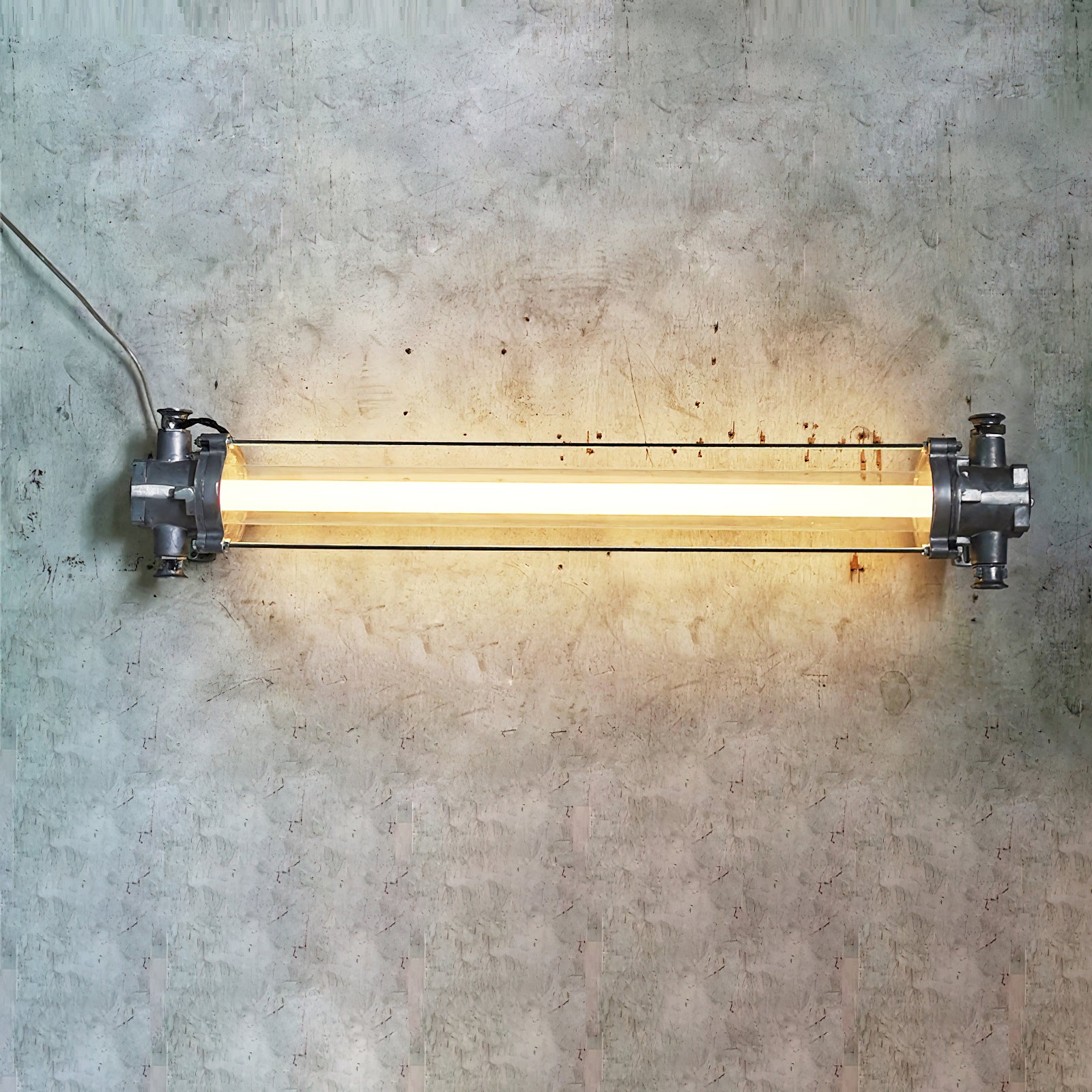 Nyliryra Elegance Vintage Offset Metal Wall Lamp - Lamp Copper