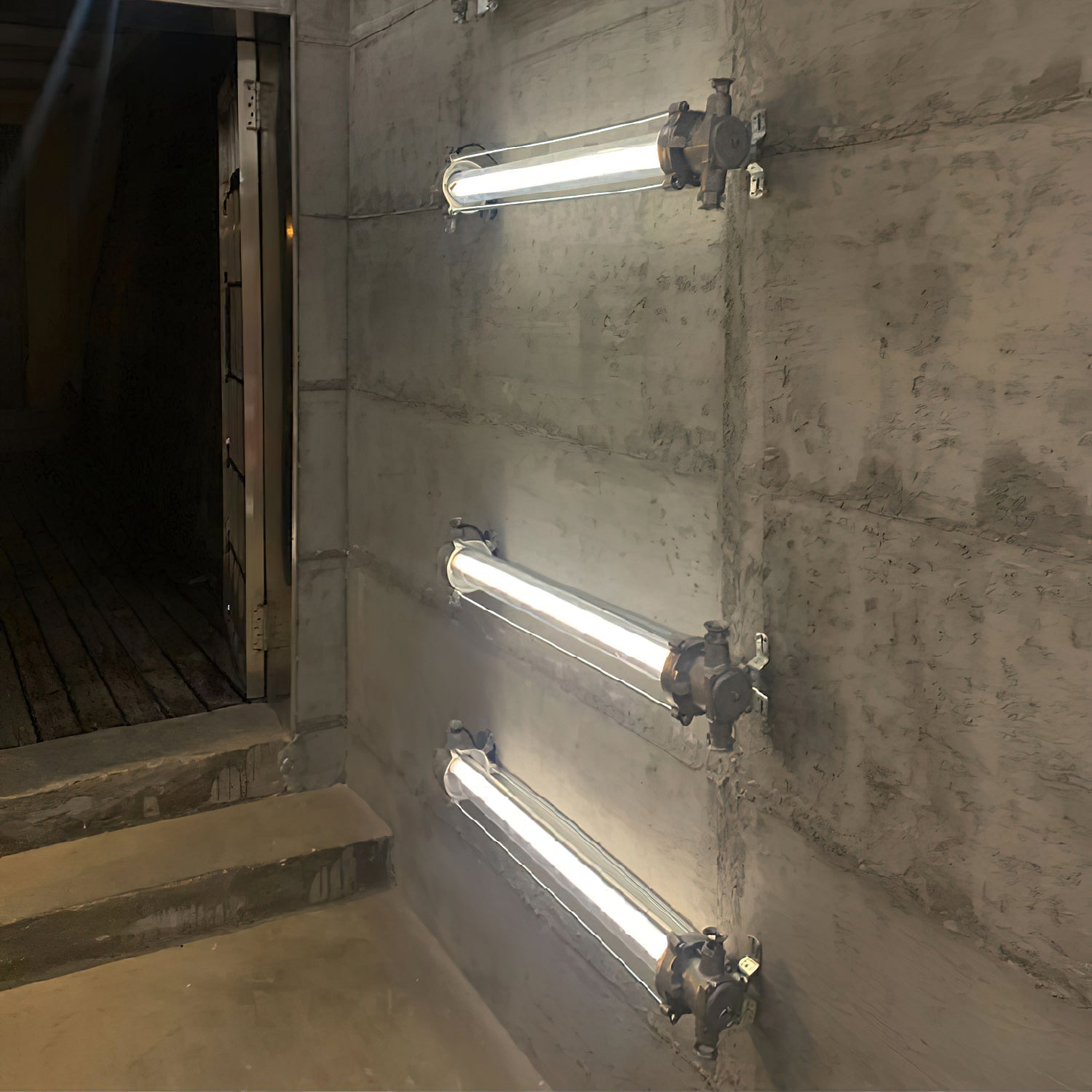 Nyliryra Elegance Vintage Offset Metal Wall Lamp - Lamp Copper