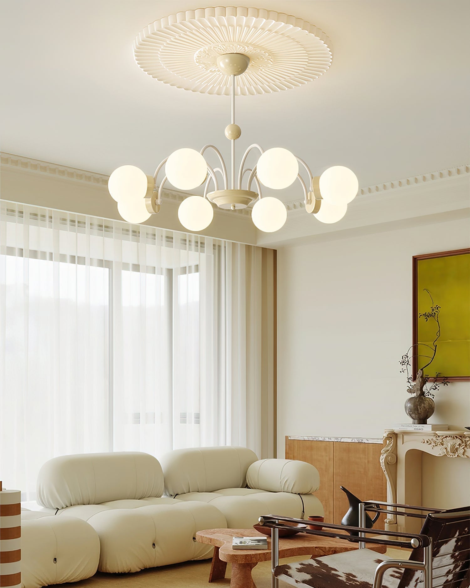 Pivone 8-Light Globe Chandelier - Letslighting