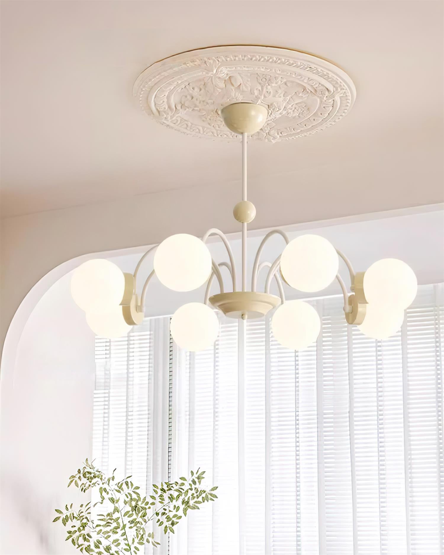 Pivone 8-Light Globe Chandelier - Letslighting