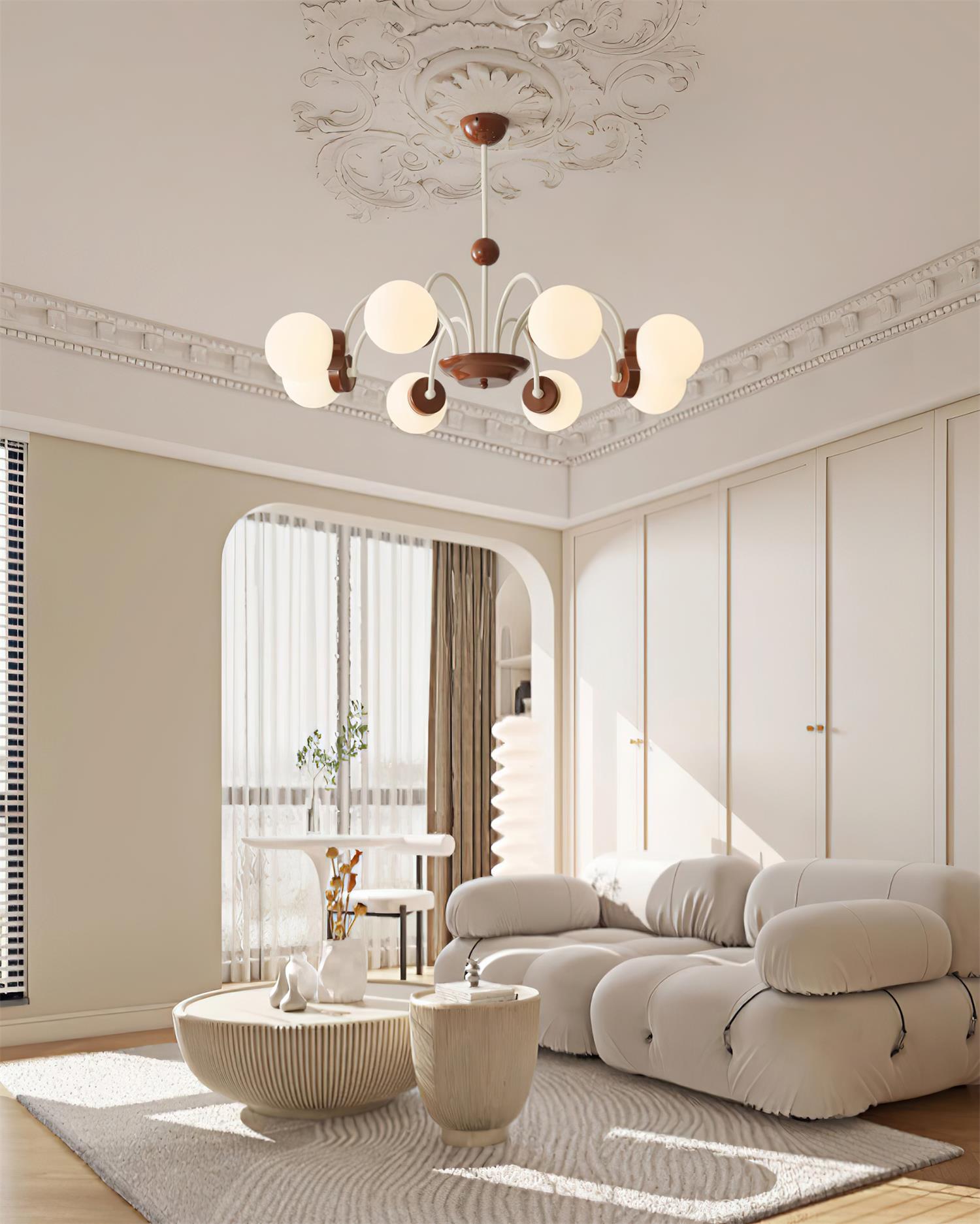 Pivone 8-Light Globe Chandelier - Letslighting