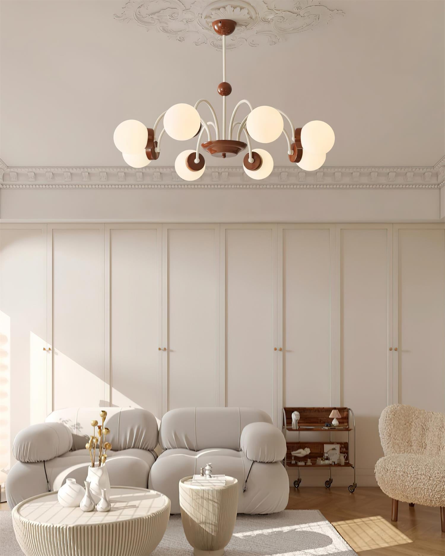 Pivone 8-Light Globe Chandelier - Letslighting
