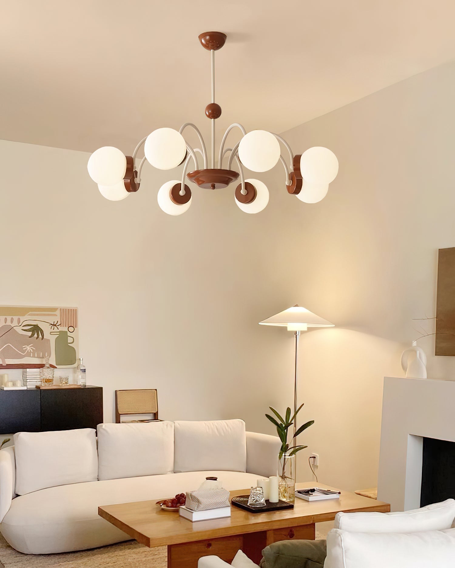Pivone 8-Light Globe Chandelier - Letslighting