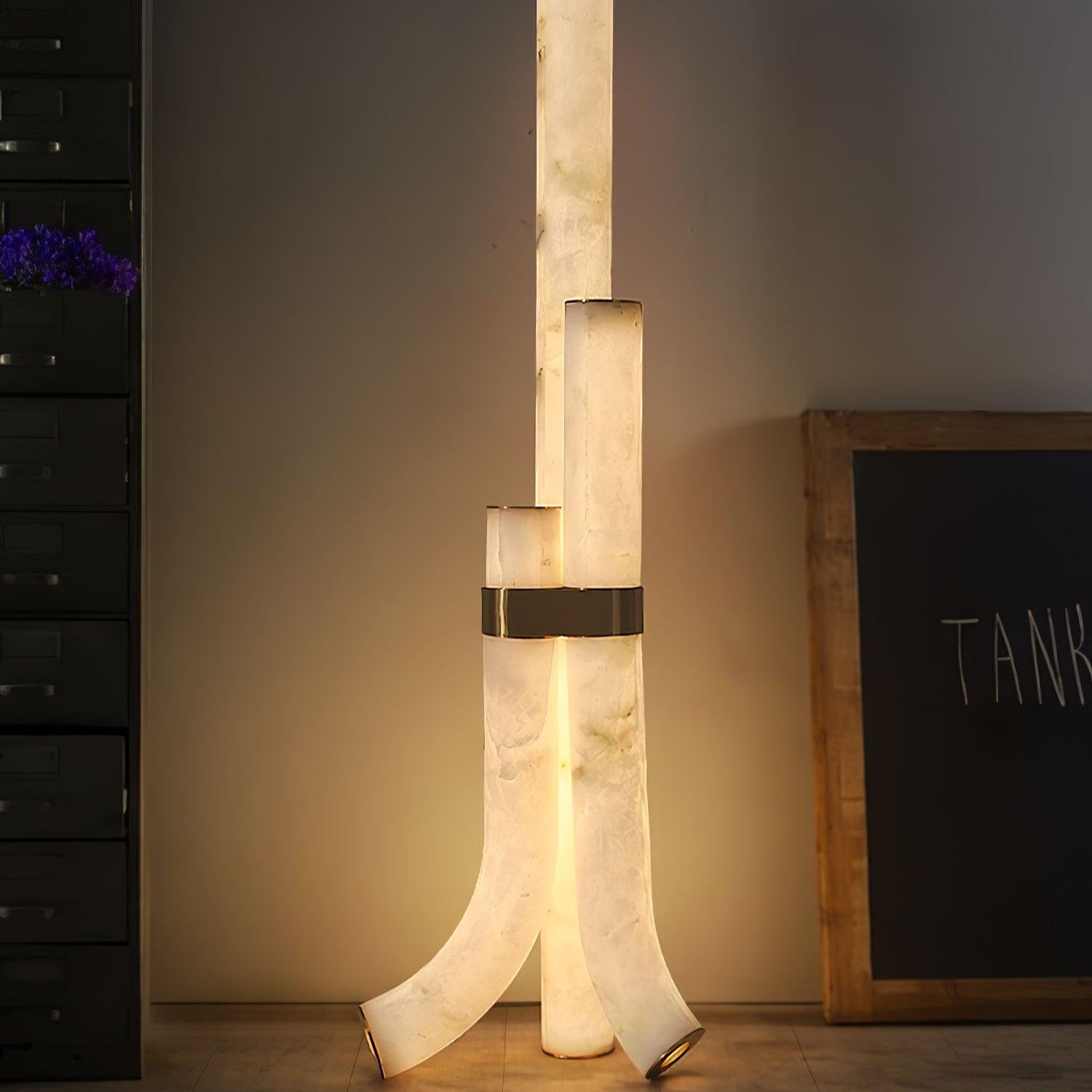 Orion Alabaster Floor Lamp - Neutralighting