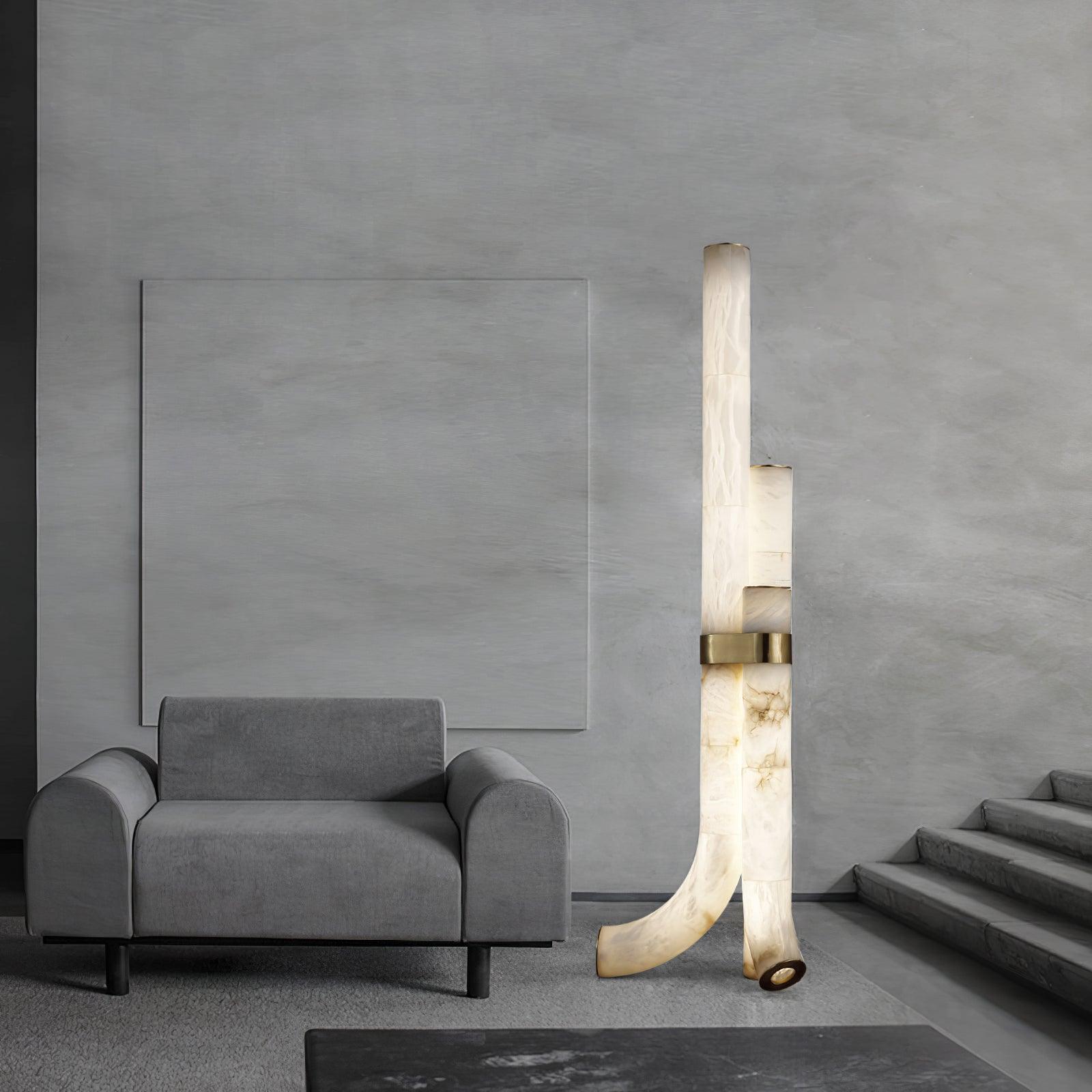 Orion Alabaster Floor Lamp - Neutralighting