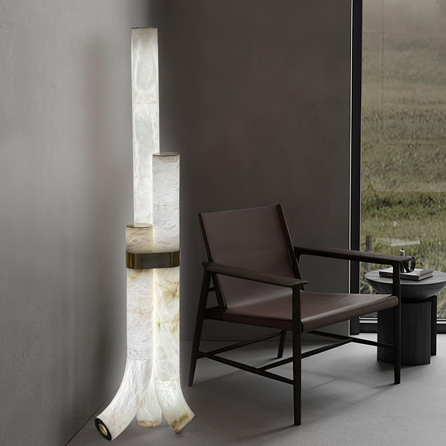Orion Alabaster Floor Lamp - Neutralighting