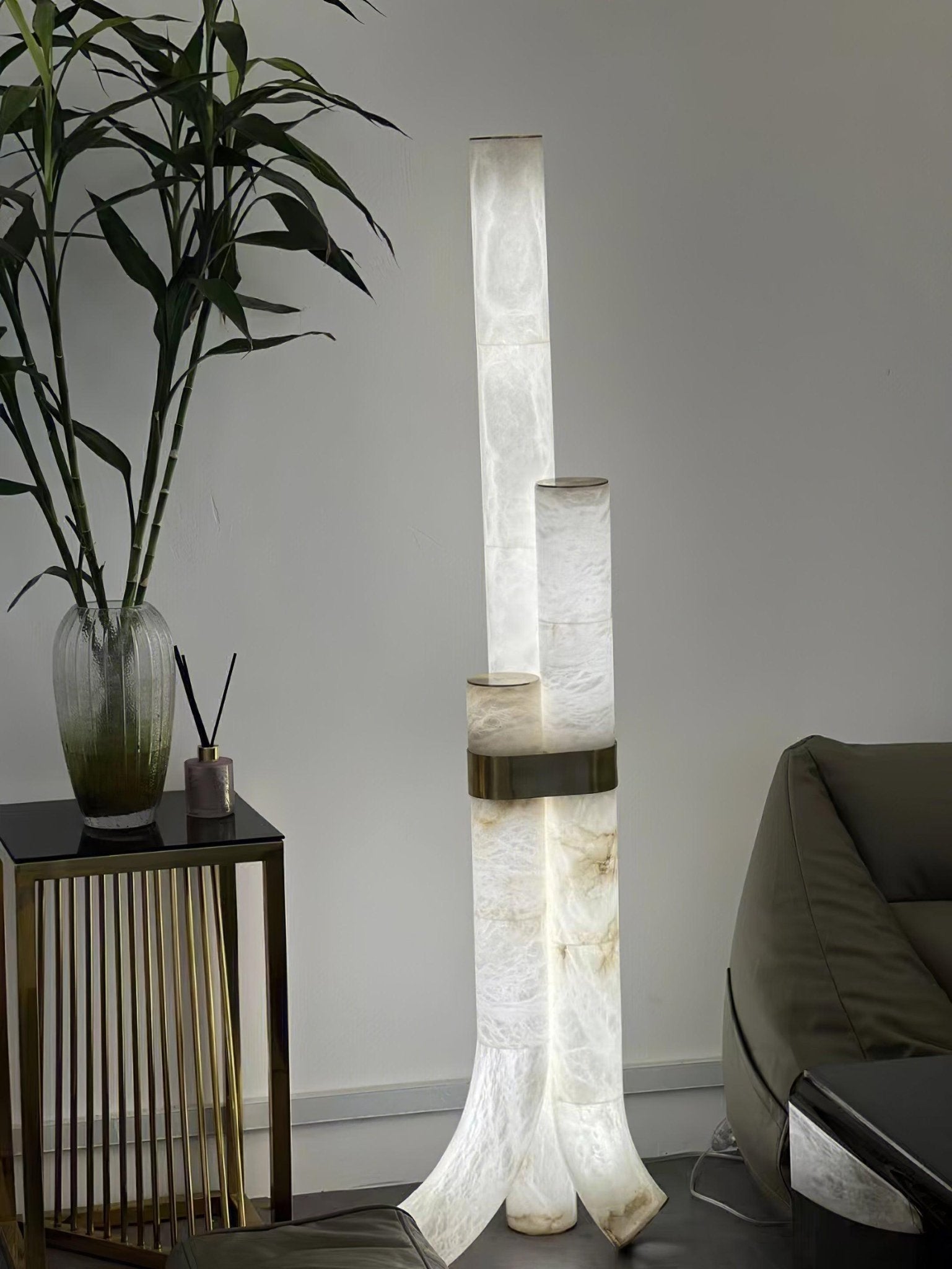 Orion Alabaster Floor Lamp - Neutralighting