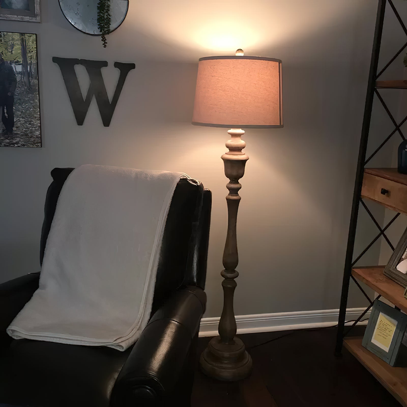 Pitch Traditional Floor Lamp - Lamp Copper