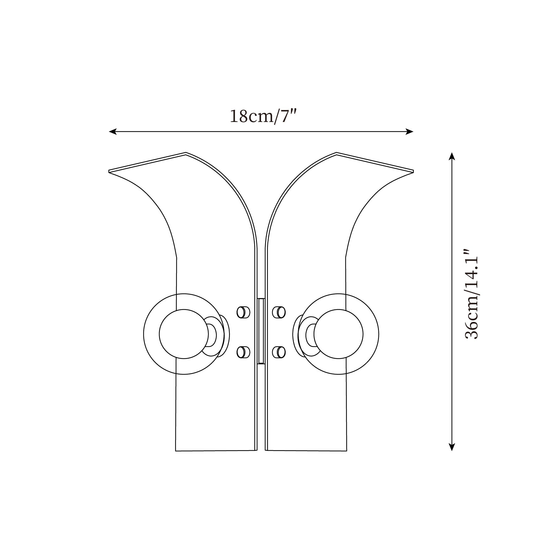 Wall Light Textured Glass Panels Dual Globes - Letslighting