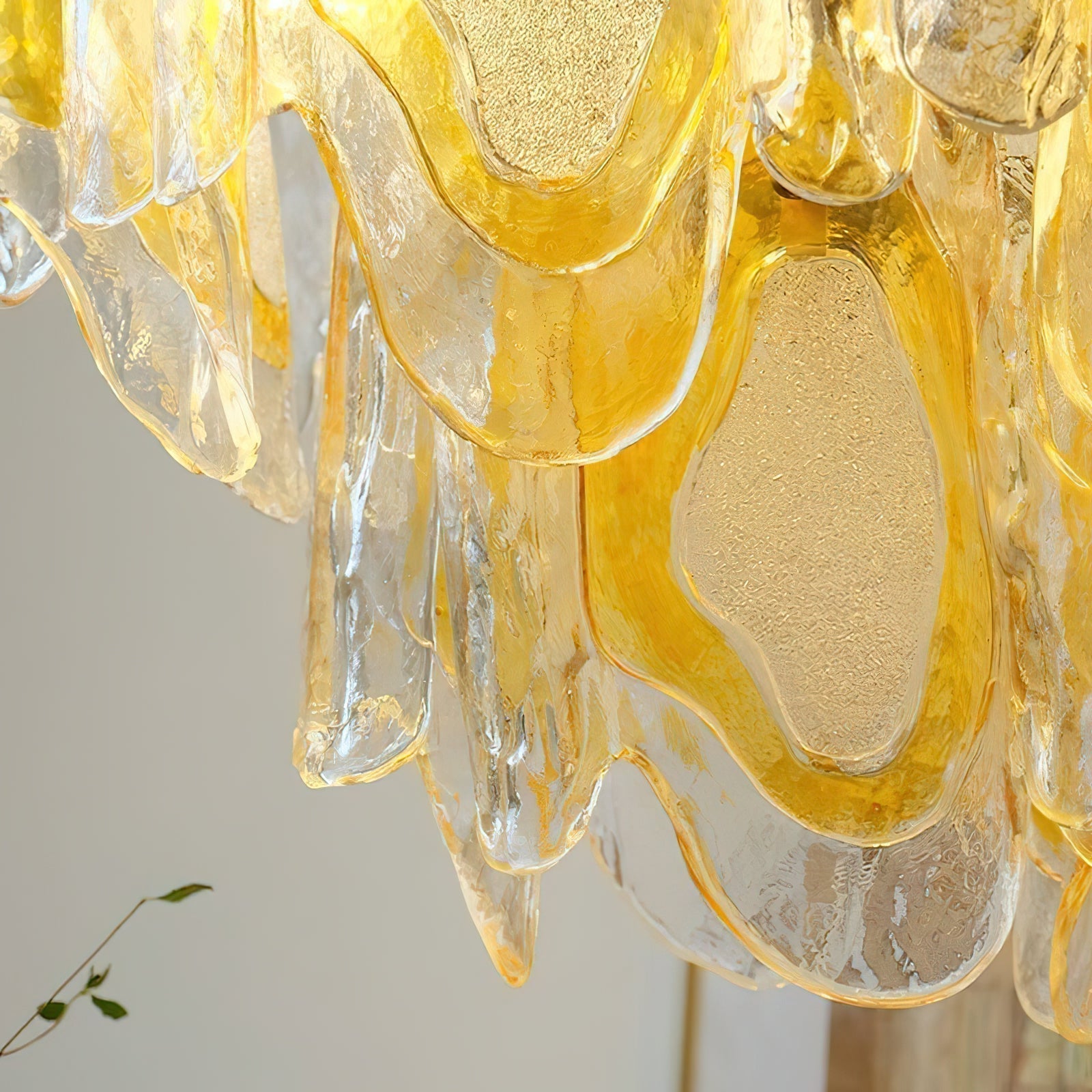 Zecaryra Postmodern Luxury Glass Chandelier - Lamp Copper