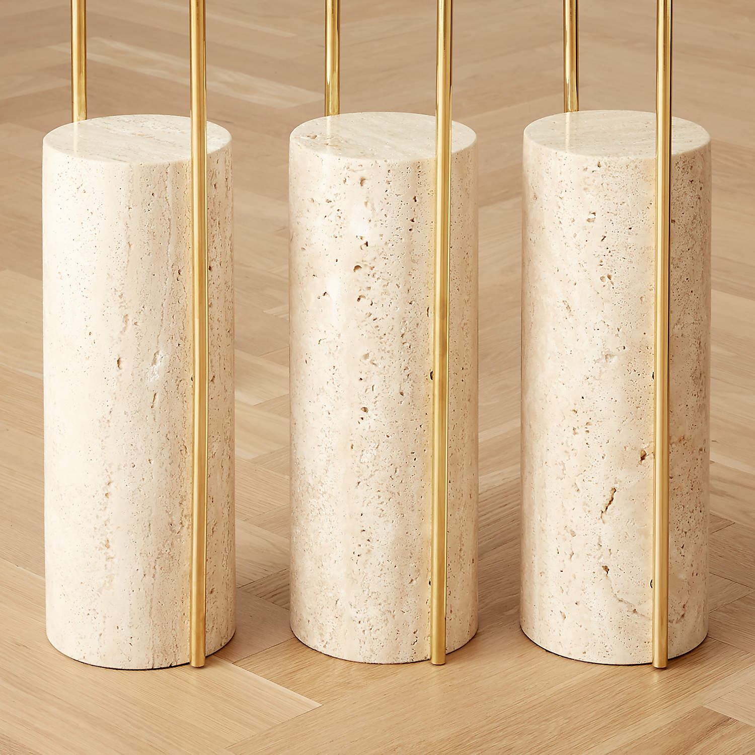 Polo Marble Floor Lamp - Lamp Copper