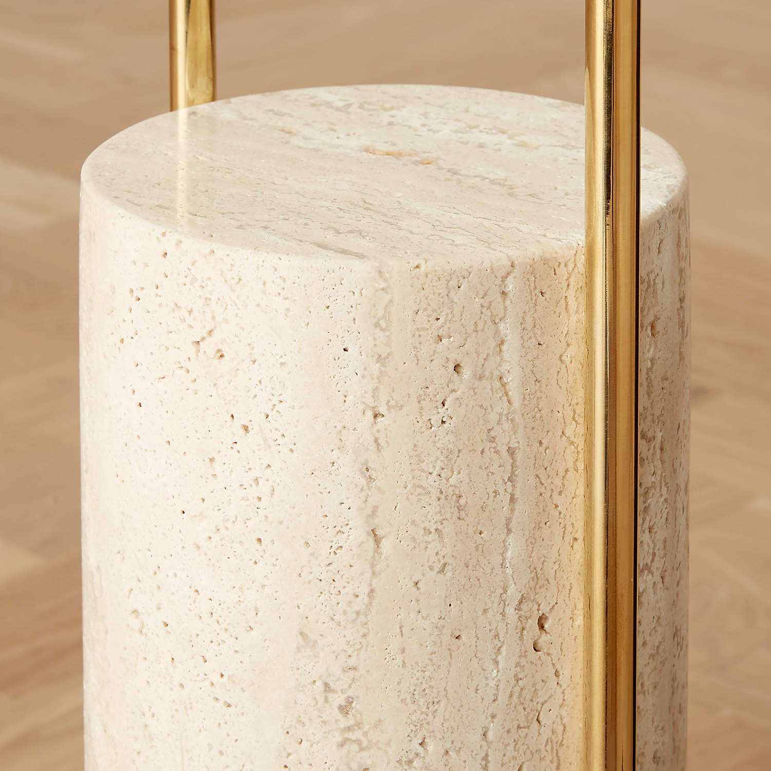 Polo Marble Floor Lamp - Lamp Copper