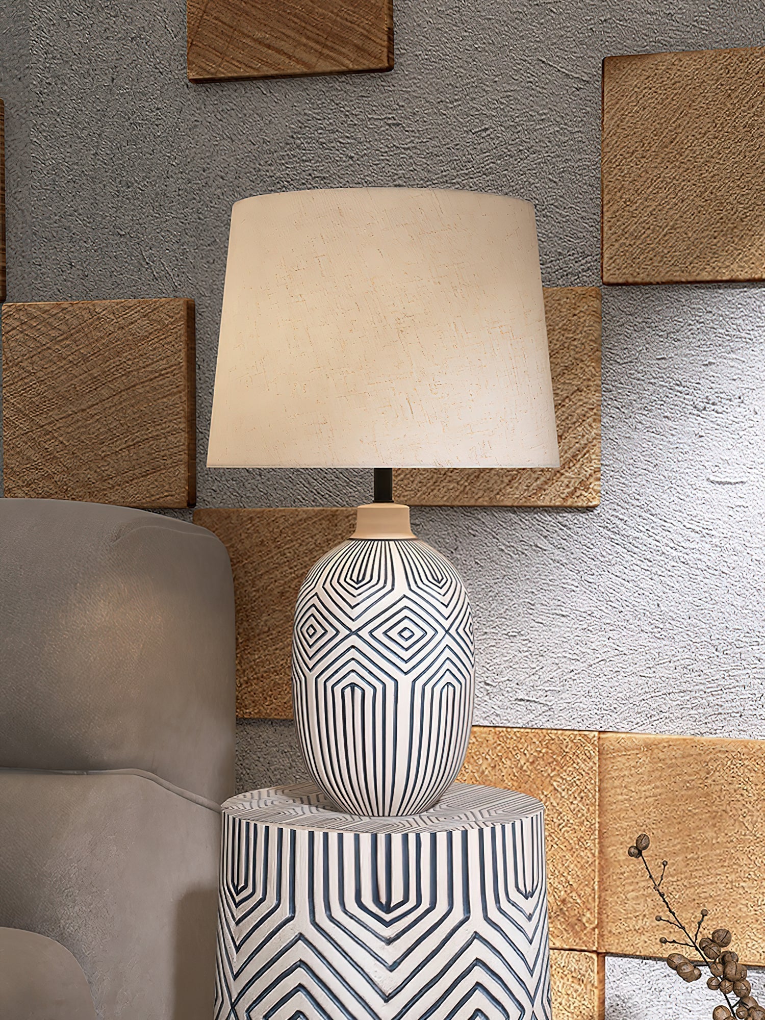 Pontarelli Table Lamp - Lamp Copper