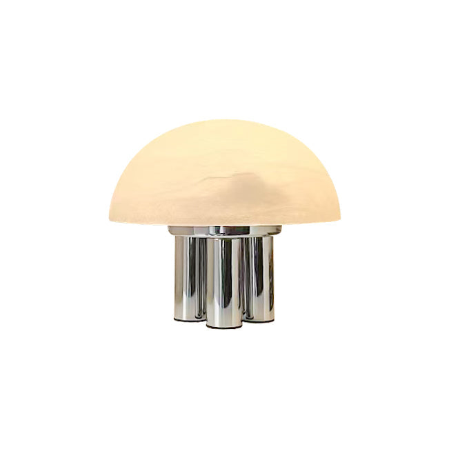 Porcino Alabaster Table Lamp - Lamp Copper