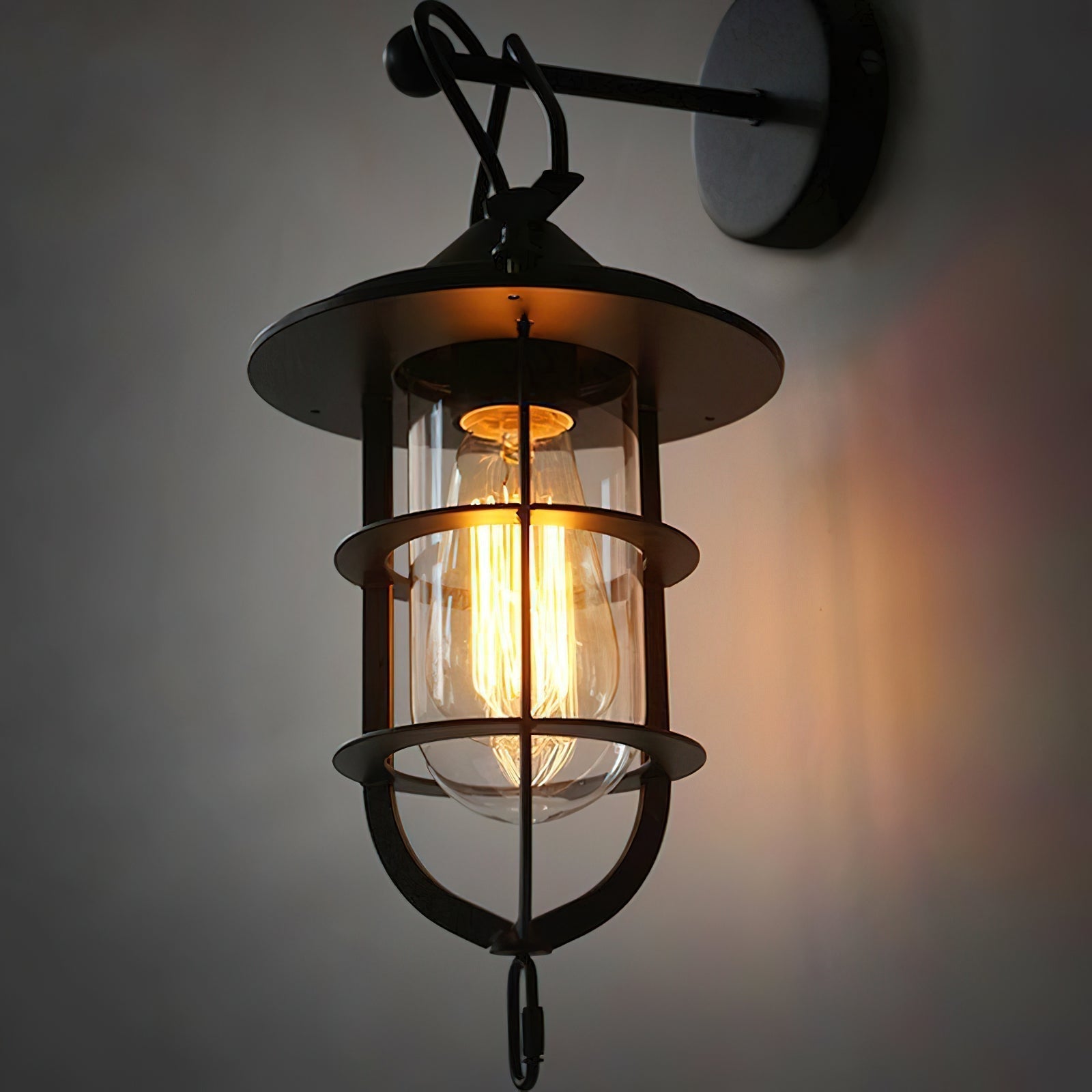 Zatheir Vintage Industrial Classic Metal Wall Lamp - Lamp Copper
