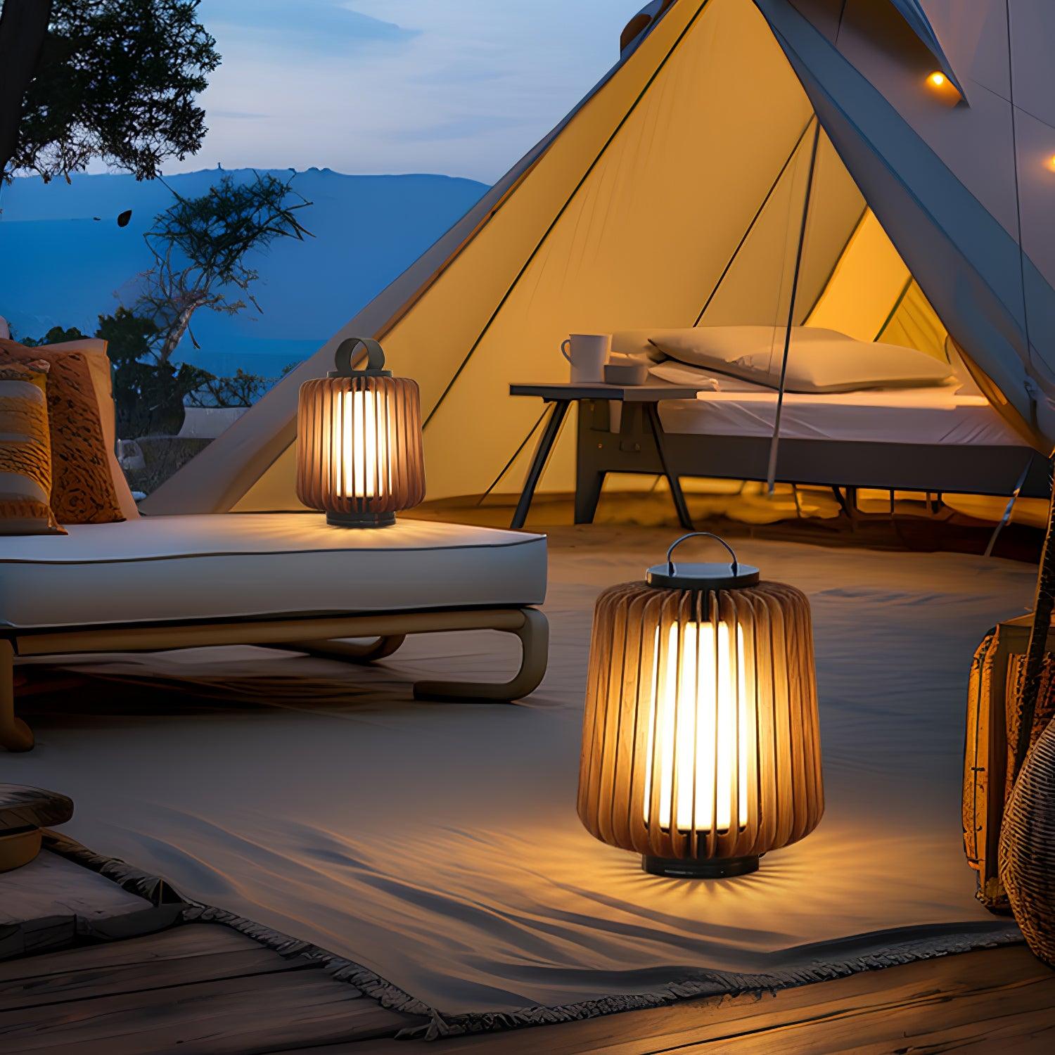 Portable Lantern Rechargeable Outdoor Light - Lamp Copper