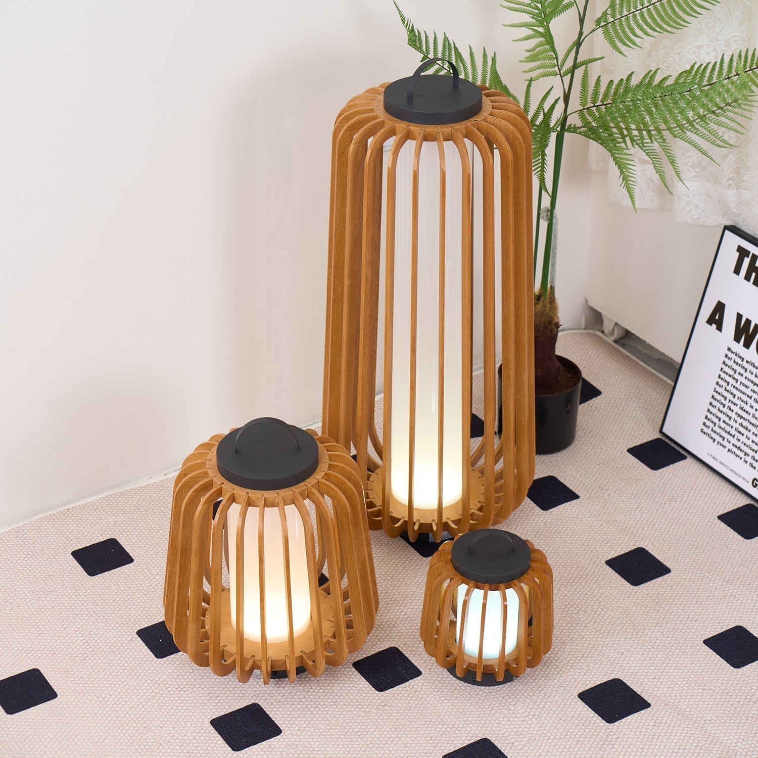 Portable Lantern Rechargeable Outdoor Light - Lamp Copper