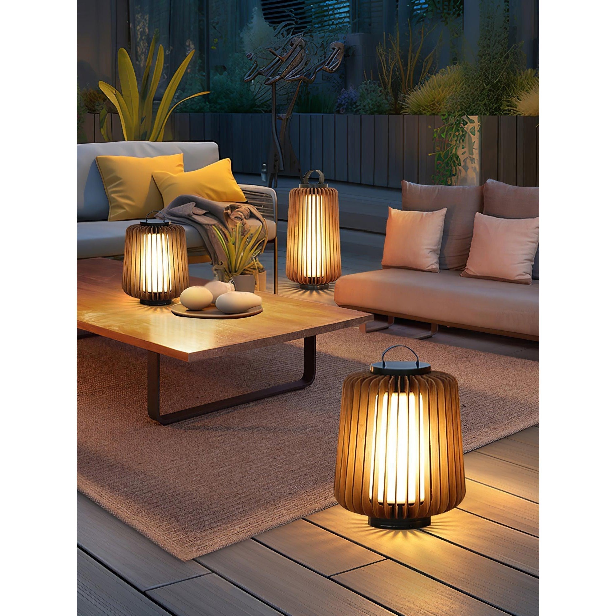 Portable Lantern Rechargeable Outdoor Light - Lamp Copper