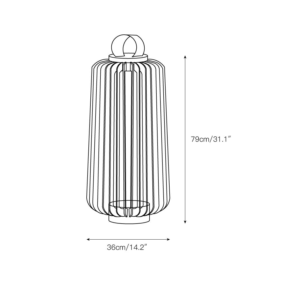 Portable Lantern Rechargeable Outdoor Light - Lamp Copper