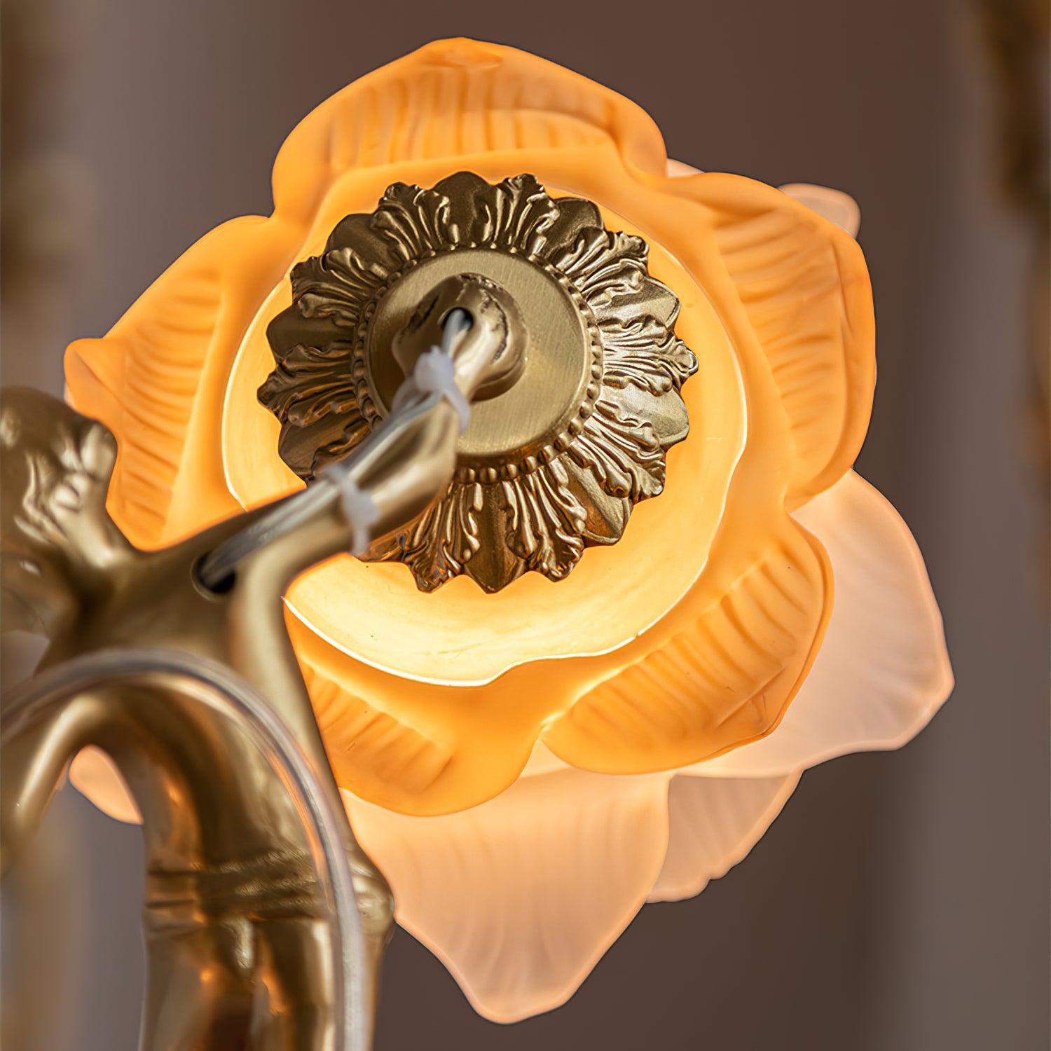 Putti Statuettes Brass Suspension - Blowlighting