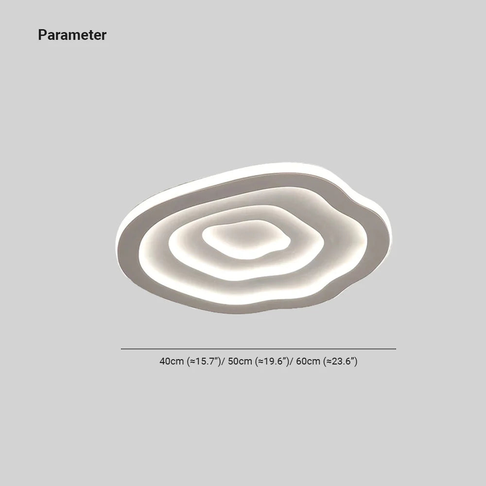 Arisha Semplice Ripple Designer Plafoniere Acrilico Soggiorno