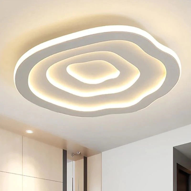 Arisha Semplice Ripple Designer Plafoniere Acrilico Soggiorno