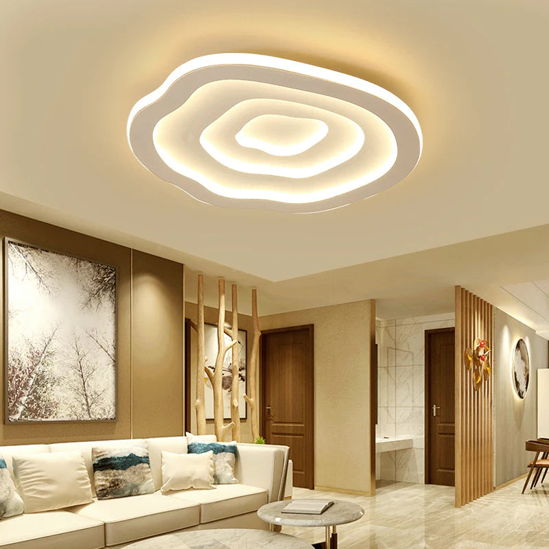Arisha Semplice Ripple Designer Plafoniere Acrilico Soggiorno