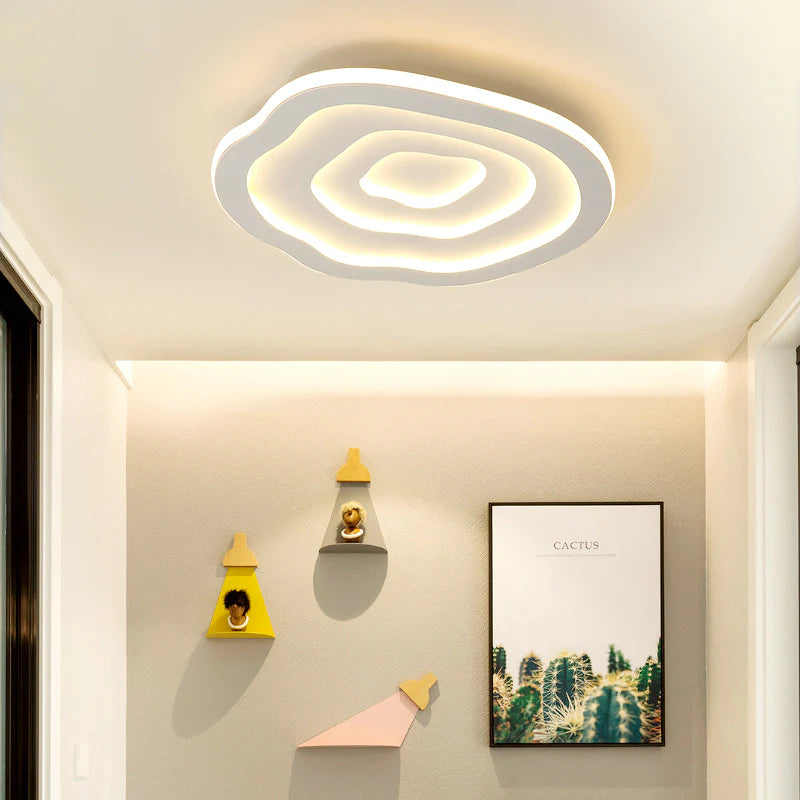 Arisha Semplice Ripple Designer Plafoniere Acrilico Soggiorno