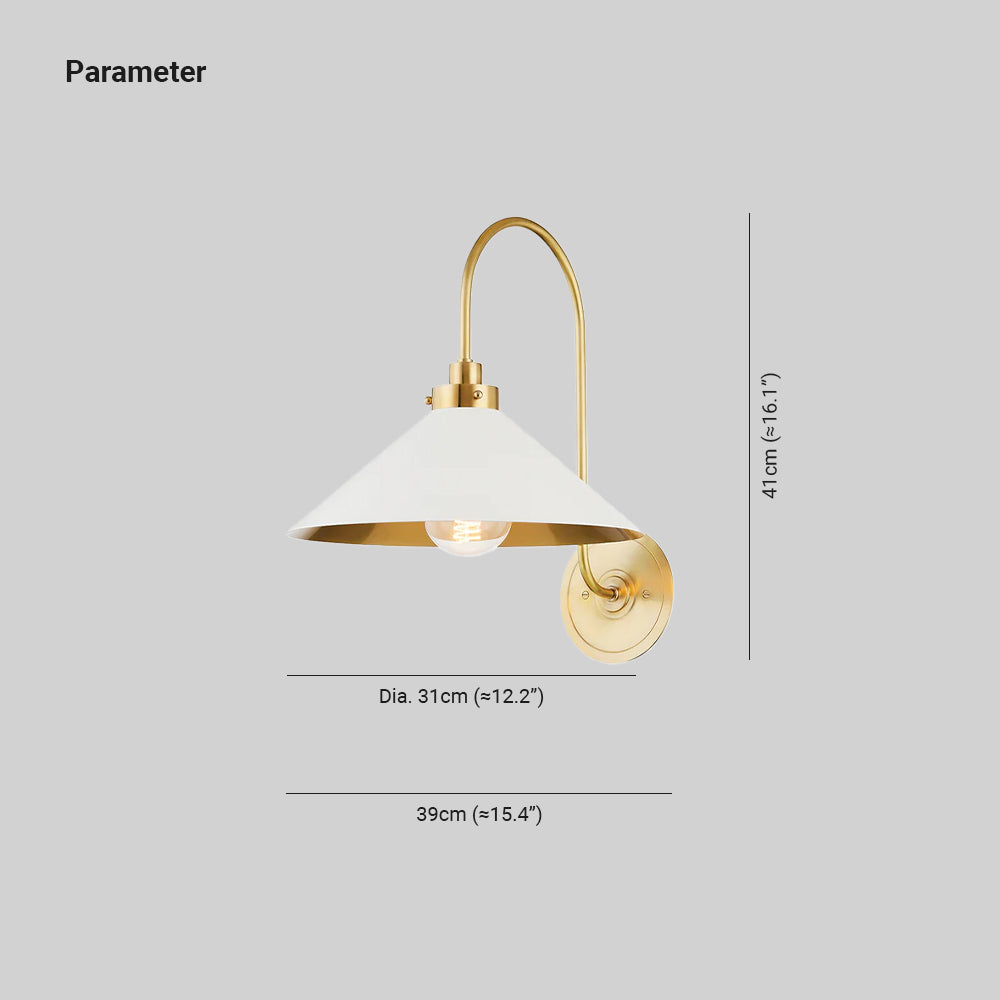 Silva Applique da Interno Vintage in Ottone