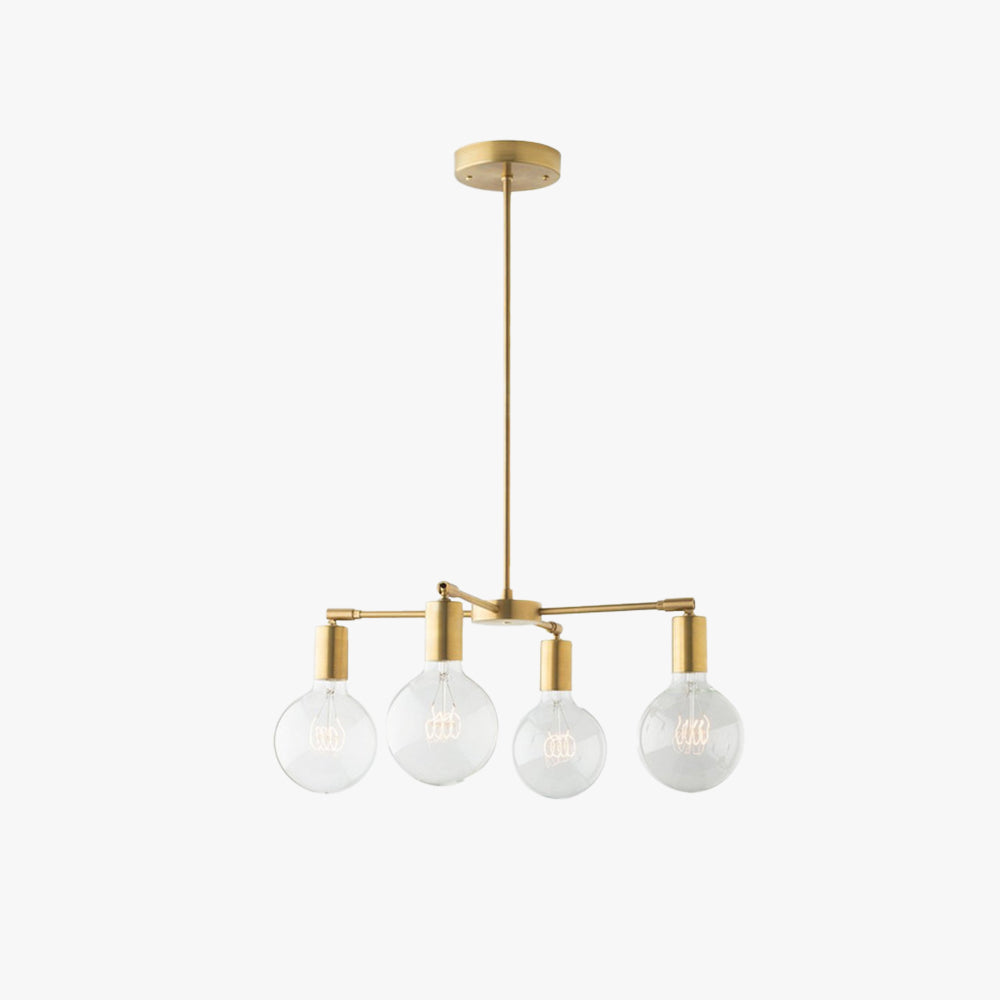 Valentina Moderno LED Metallo Vetro Lampadari Camera da Letto