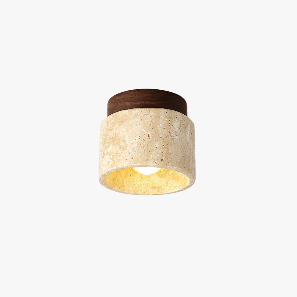 Arisha Retro Pietra Legno Plafoniere Corridoio