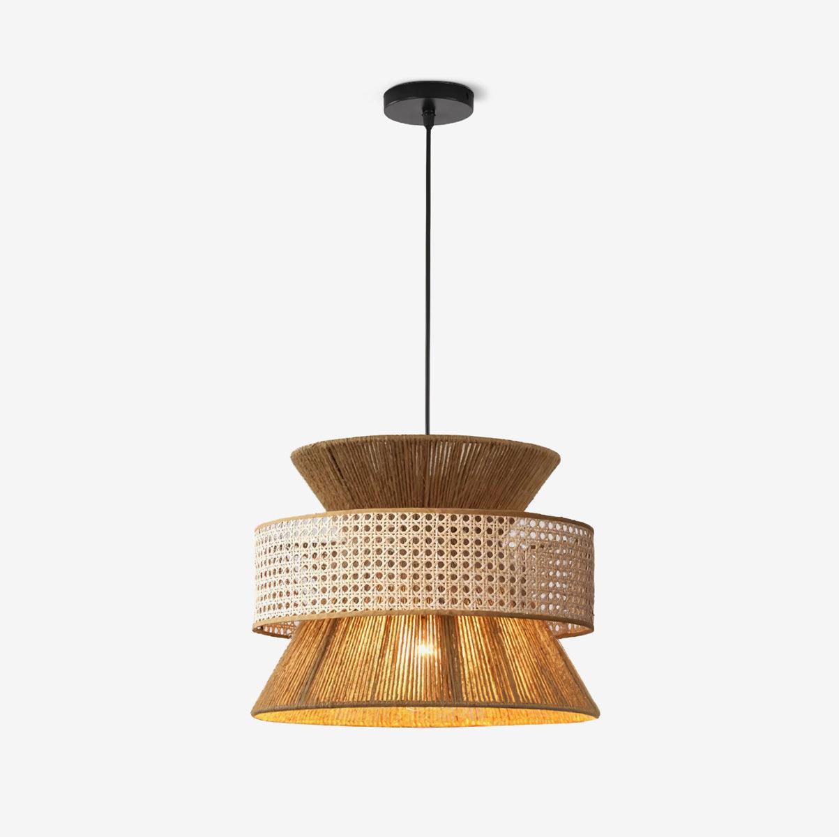 Aria Bohemian Bamboo Pendant Lamp - Blowlighting