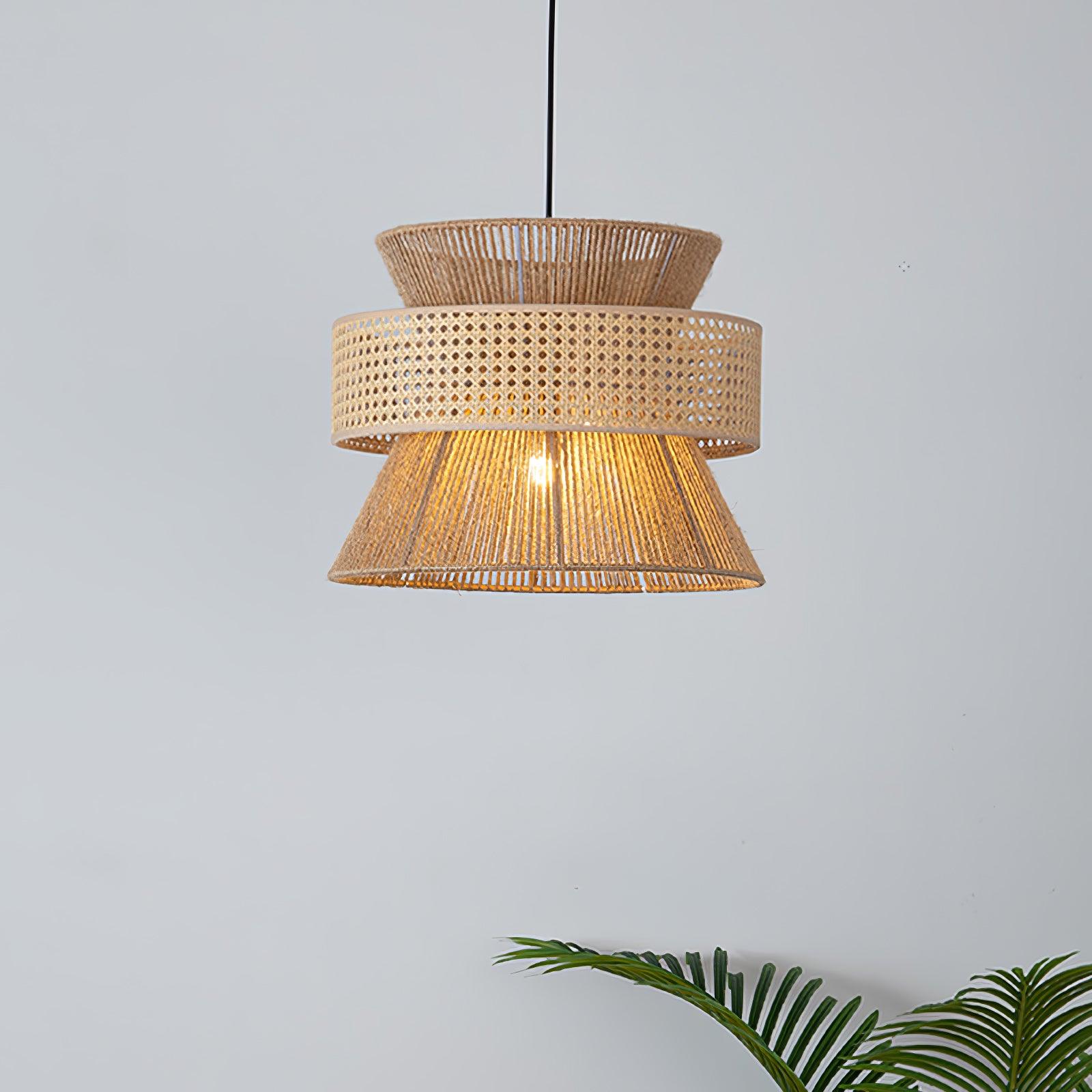 Aria Bohemian Bamboo Pendant Lamp - Blowlighting