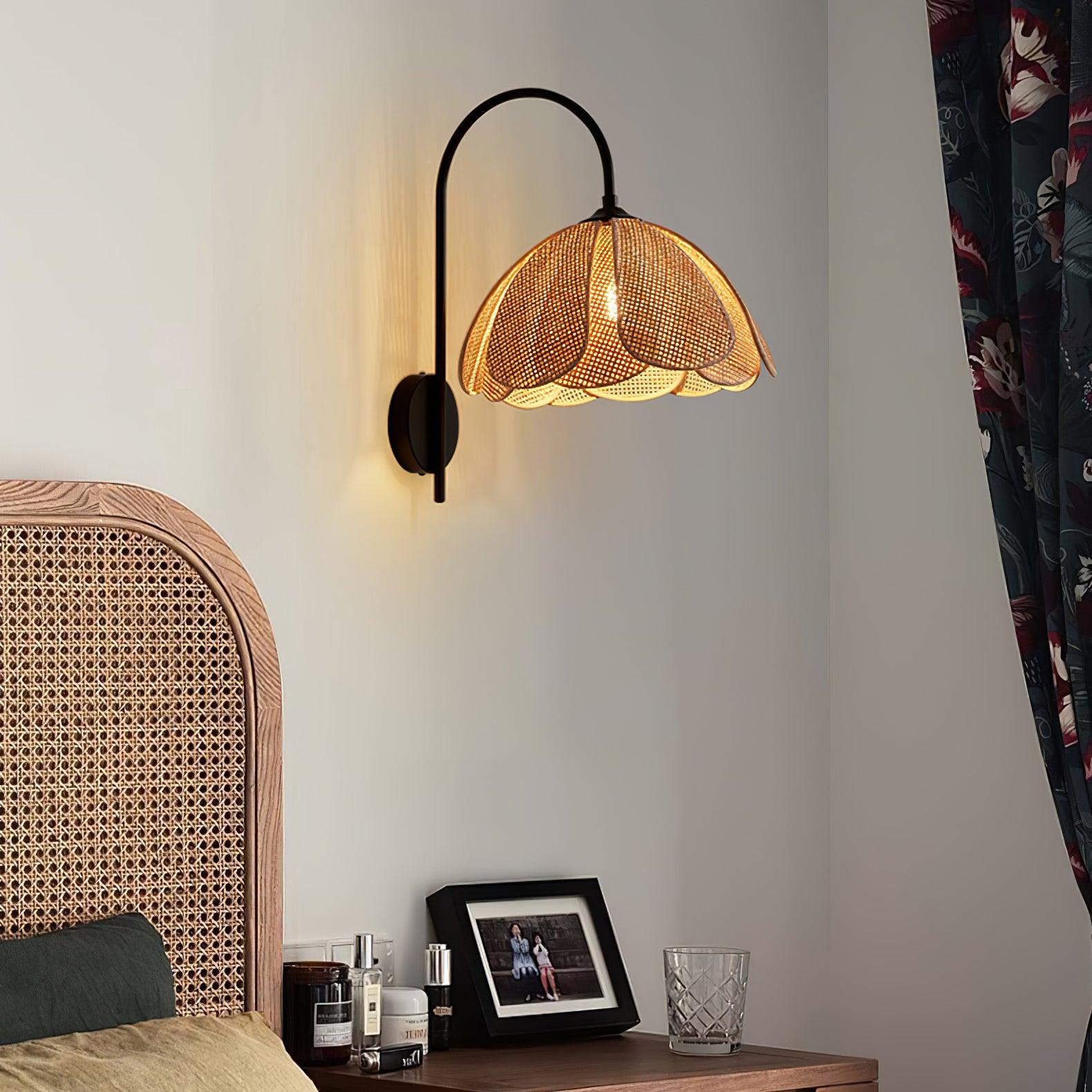 Rattan Petal Wall Lamp - Blowlighting