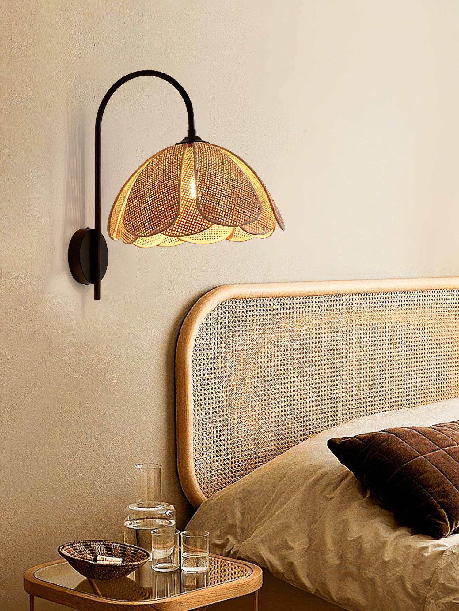 Rattan Petal Wall Lamp - Blowlighting