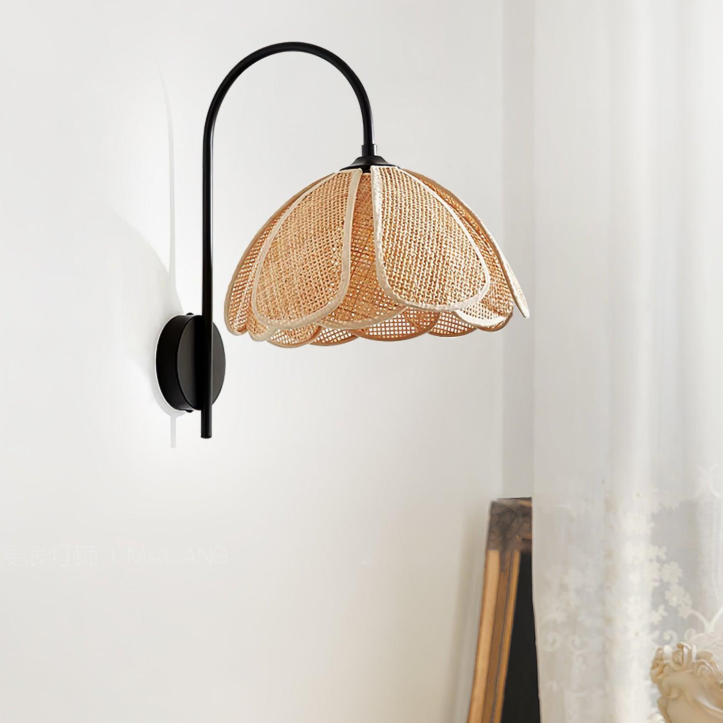 Rattan Petal Wall Lamp - Blowlighting