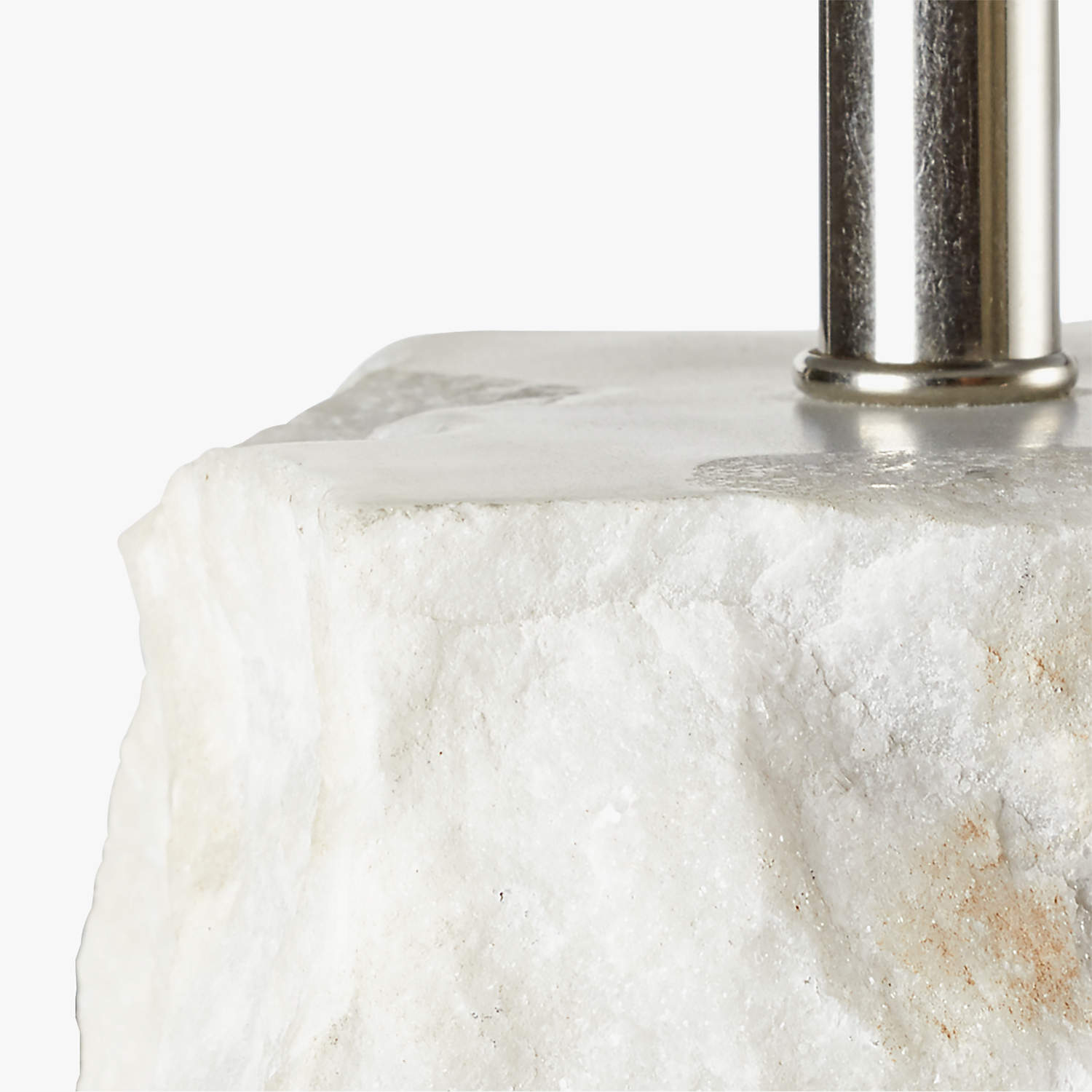 Raw Marble Table Lamp - Lamp Copper