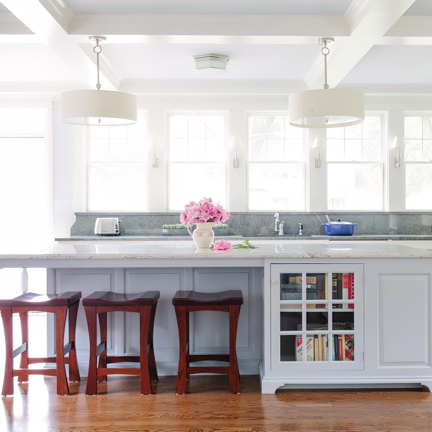 Olvynis Modern Minimalist Hanging Brass Fabric Pendant Lamp - Lamp Copper