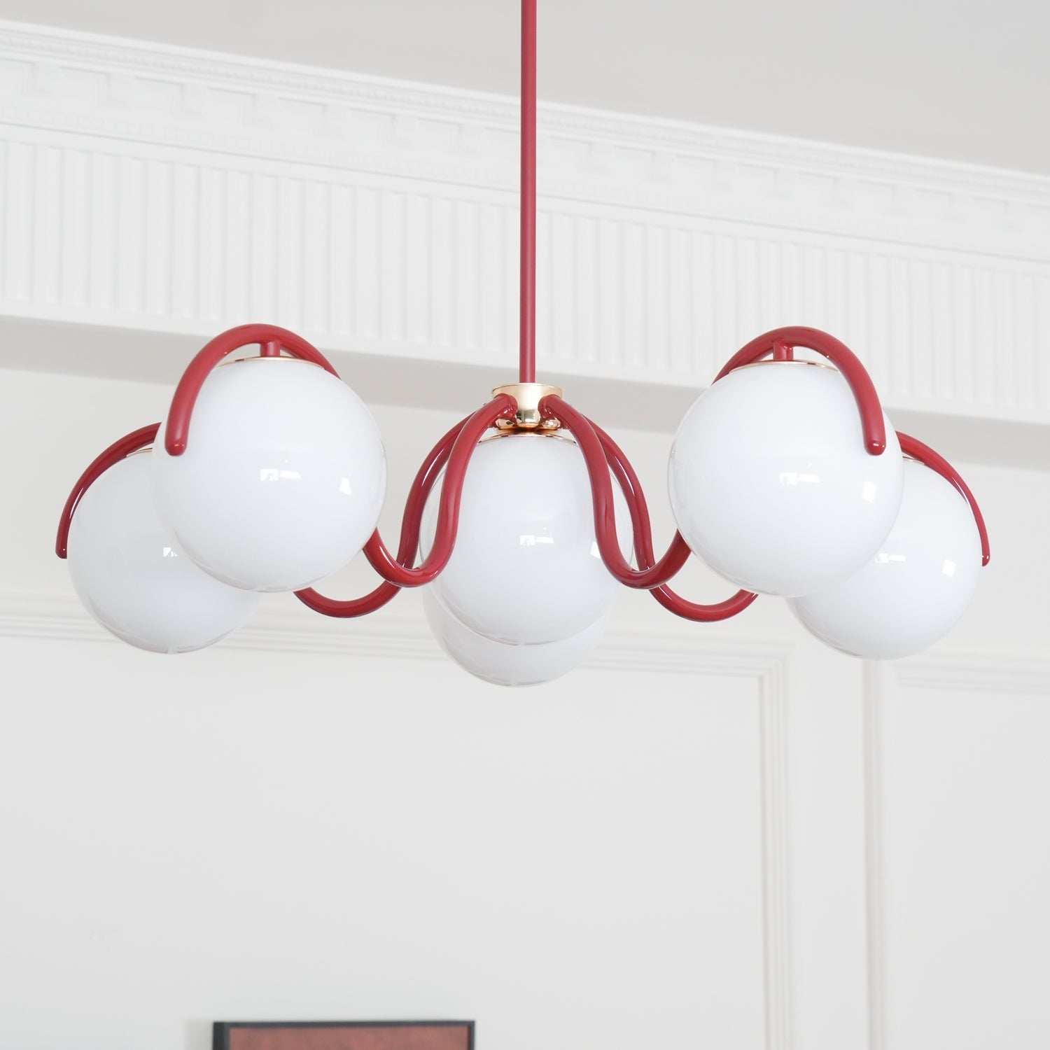 Aria Lampadario Lineare Curvo