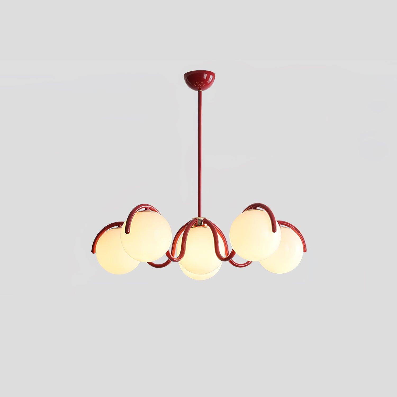 Aria Lampadario Lineare Curvo